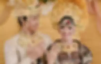 Ilustrasi pernikahan adat Bali