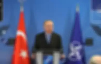 Presiden Turki, Tayyip Erdogan di forum NATO