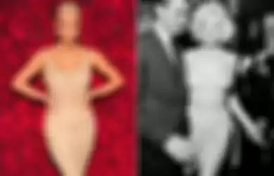Kim Kadarshian kenakan gaun ikonik milik Marilyn Monroe