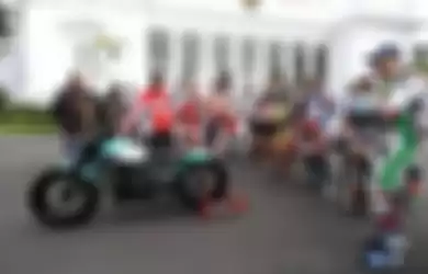 Presiden Jokowi ultah, pernah pamer motor custom dihadapan para pebalap MotoGP