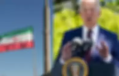 Ilutrasi Joe Biden terjangkit COVID-19 setelah memberi ancaman terhadap nuklir Iran