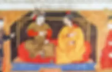 Lukisan Hulagu Khan, cucu dari Jenghis Khan