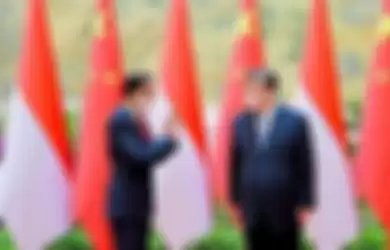 Potret Presiden Jokowi saat bertemu Presiden China XI Jin Ping