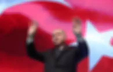 Ilustrasi Presiden Turki Tayyip Erdogan yang merasa mendapat ancaman perang dari Yunani