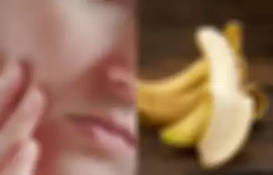 Cara mengecilkan pori-pori wajah besar dengan buah pisang.