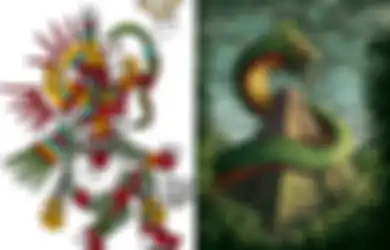 Dilahirkan dari Seorang Perawan, Inilah Quetzalcoatl Meso, Dewa Utama Meksiko Kuno, Dewa Penciptaan, Pemberi Kehidupan, Juga Simbol Kematian dan Kebangkitan