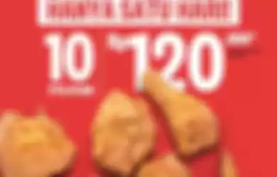 Promo KFC 9.9 untuk belanja 10 potong ayam dengan harga murah