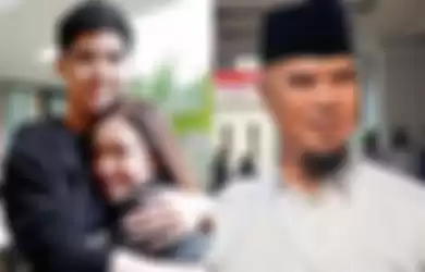 Kolase foto Maia Estianty - Al Ghazali dan Ahmad Dhani 