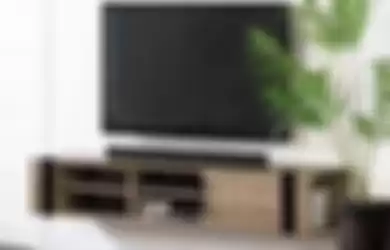 Ilustrasi TV yang dipasang di dinding