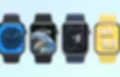 Empat tampilan watchOS 9 