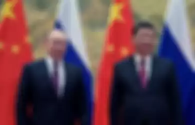 Presiden Rusia Vladimir Putin menghadiri pertemuan dengan presiden China Xi Jinping di Beijing, China February 4, 2022