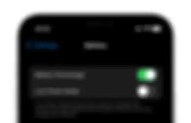 Persentase baterai di Home Screen iOS 16