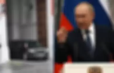 Vladimir Putin dan mobil kepresidenan Aurus Senat L700