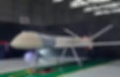 Drone kelas Medium Altitude Long Endurance (MALE) buatan Indonesia di PT Dirgantara Indonesia