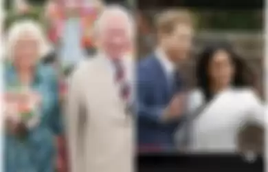 Raja Charles III, Camilla, Pangeran Harry dan Meghan Markle