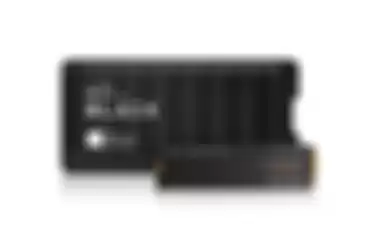 WD_BLACK P40 Game Drive SSD (kiri) dan WD_BLACK SN850X NVMe SSD (kanan) bisa menjadi solusi bagi pemain game yang ingin media penyimpanan minim latensi dan berperforma tinggi