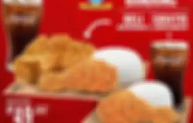 Promo KFC belanja paket KFC Super Besar 2 dan dapat gratis Super Mantap