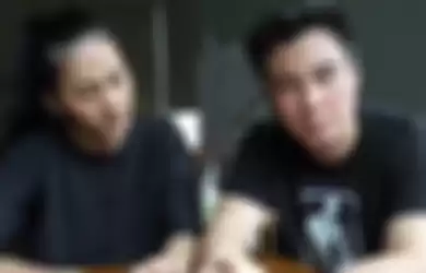 Baim Wong dan Paula Verhoeven saat mengklarifikasi tentang prank KDRT