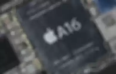 Ilustrasi chipset A16 di iPhone 14 Pro