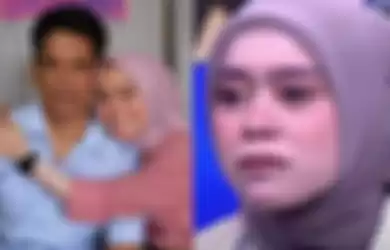 Lesti Kejora menangis haru di pelukan sang ayah.