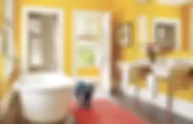 Inilah 7 desain kamar mandi warna kuning yang bikin tetangga auto respons begini. Jauh dari kata norak! Cek foto cantiknya sekarang. 