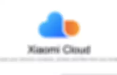 Logo Xiaomo Cloud untuk penyimpanan foto dan video.