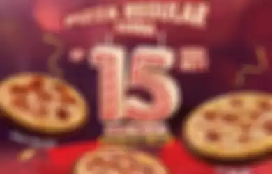 Promo Pizza Hut spesial anniversary belanja di bulan Oktober