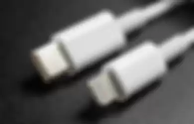 Ilustrasi kabel USB-C yang akan menggantikan kabel lightning di iPhone 15.