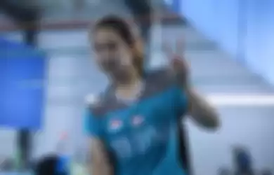 Pebulu tangkis ganda putri Indonesia, Ribka Sugiarto pada sesi latihan perdana menjelang Australia Open 2022, Minggu (13/11/2022)