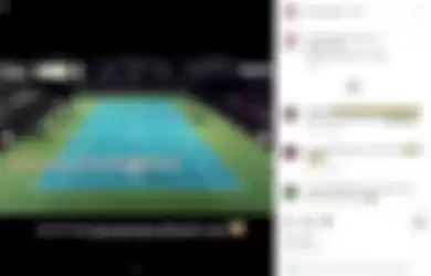 Suara jeritan Nagita Slavina saat dukung Raffi Ahmad main tenis viral