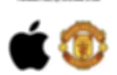 Logo Apple dan Manchester United