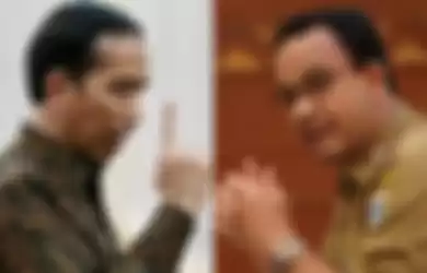Presiden Jokowi dan Anies Baswedan
