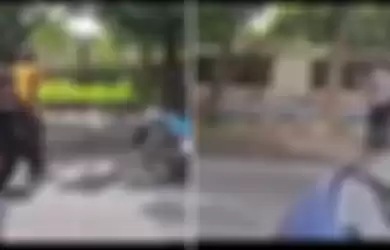 Video viral pria ODGJ dikepung hingga ditembak polisi di Probolinggo, Jawa Timur