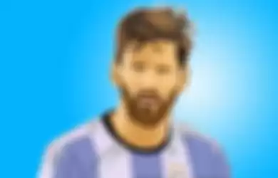 Ilustrasi Lionel Messi (GOAT)