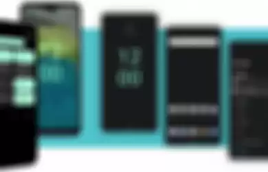 Tampilan antarmuka Android 12 Go Edition di Nokia C12
