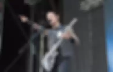 Matt Heafy from Trivium at Nova Rock 2014.