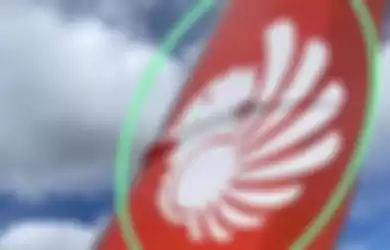 Kondisi sayap kanan pesawat Lion Air usai menyenggoll bagian atas garbarata Bandara Mopah, Merauke, Papua Selatan.