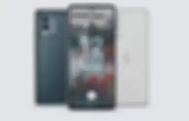 Ilustrasi spesifikasi hp dan desain Nokia X30 5G.