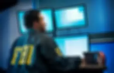 Ilustrasi jaringan komputer FBI diserang hacker.