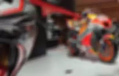 Motor balap Marc Mrquez di MotoGP ada di IIMS 2023