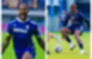 Penyerang Persib Bandung David da Silva hanya memerlukan empat gol lagi untuk melewati rekor 2 legenda Maung Bandung, akankah berhasil?