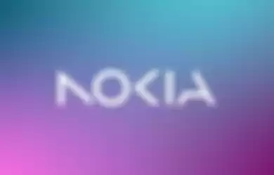 Logo baru Nokia di tahun 2023.