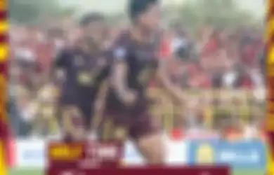 Gelandang PSM Makassar, Ananda Raehan (tengah) mencetak satu gol dalam kemenangan 3-1 atas Bhayangkara FC di Stadion Gelora BJ Habibie, Parepare, pada Jumat (17/3/2023) sore WIB.