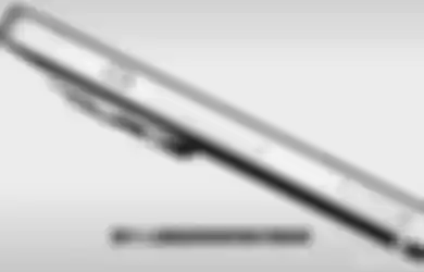 Gambar CAD yang menunjukan tombol volume dan tombol mute di iPhone 15 Pro.