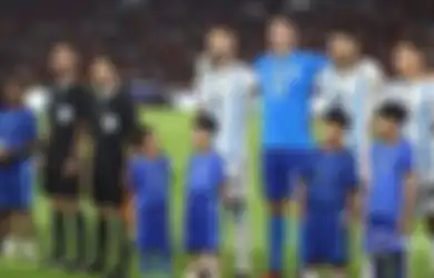 Wajahnya Tak Asing, Sosok Cucu Presiden Jokowi Ini Jadi Player Escort Saat Peristiwa Indonesia vs Argentina