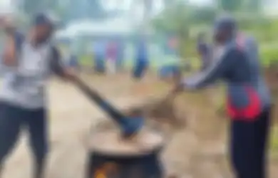 Makna Tradisi Beganjal yang Terdapat di Daerah Lingga, Penuh Semangat Gotong Royong