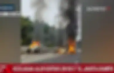 Inilillahi, Terjadi Kecelakaan Maut Di Tol Cikampek Saat Mudik Lebaran, 2 Mobil Terbakar, Ada 12 Kantong Mayat