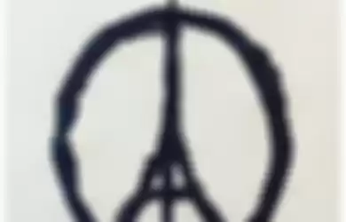 Simbol “Peace for Paris” Dibuat dalam Semenit