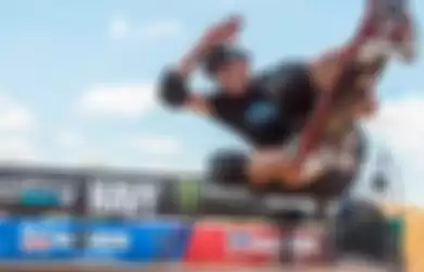 Tony Hawk ketika beraksi di X-Games Austin, Texas, pada 3 Juni 2015 lalu. (Nick Guise-Smith/ESPN Images)