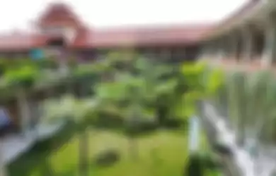 Salah satu spot taman di SMPN 13 Bandung